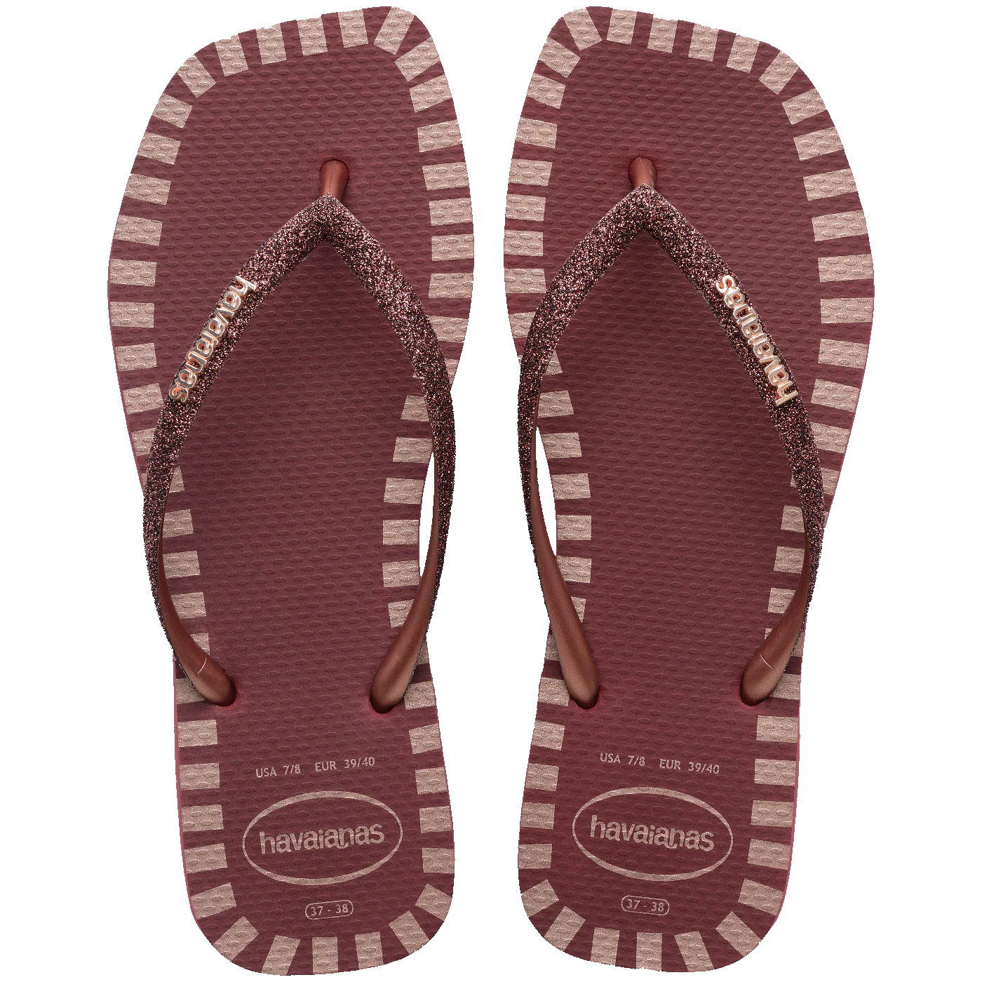 Square Glitter Havaianas