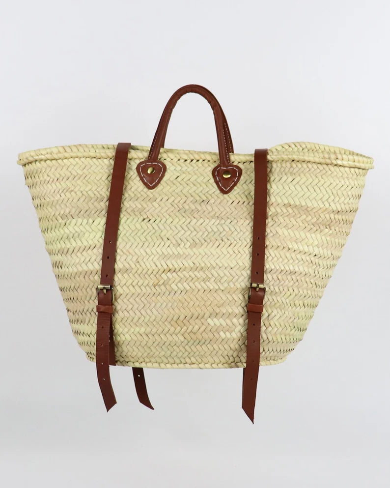 Backpack Leather Beach Bag