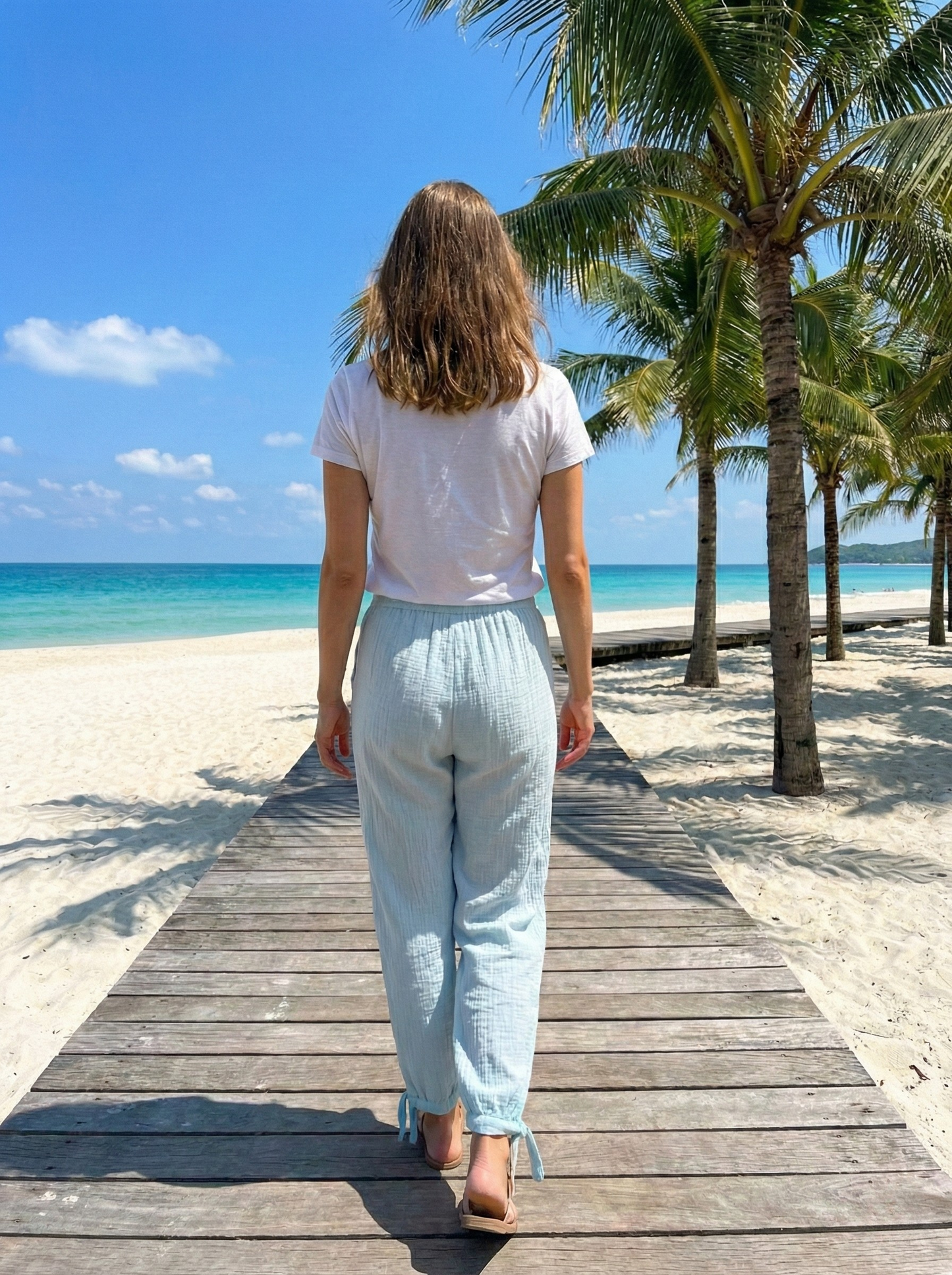 Panama Cotton Pants