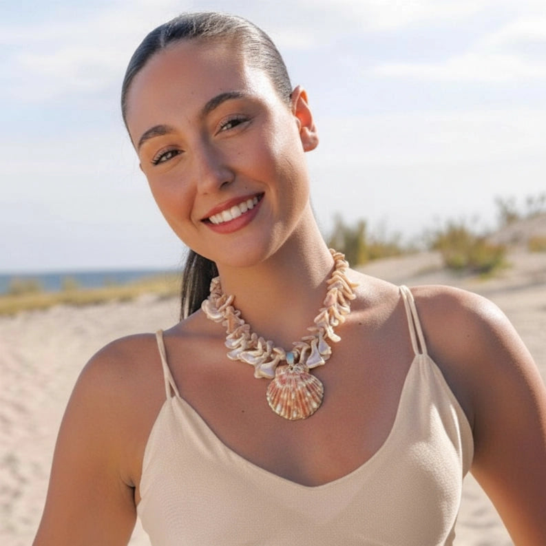 Seashell Statement Necklace