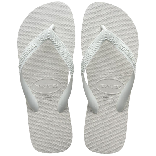 Plain White Havaianas