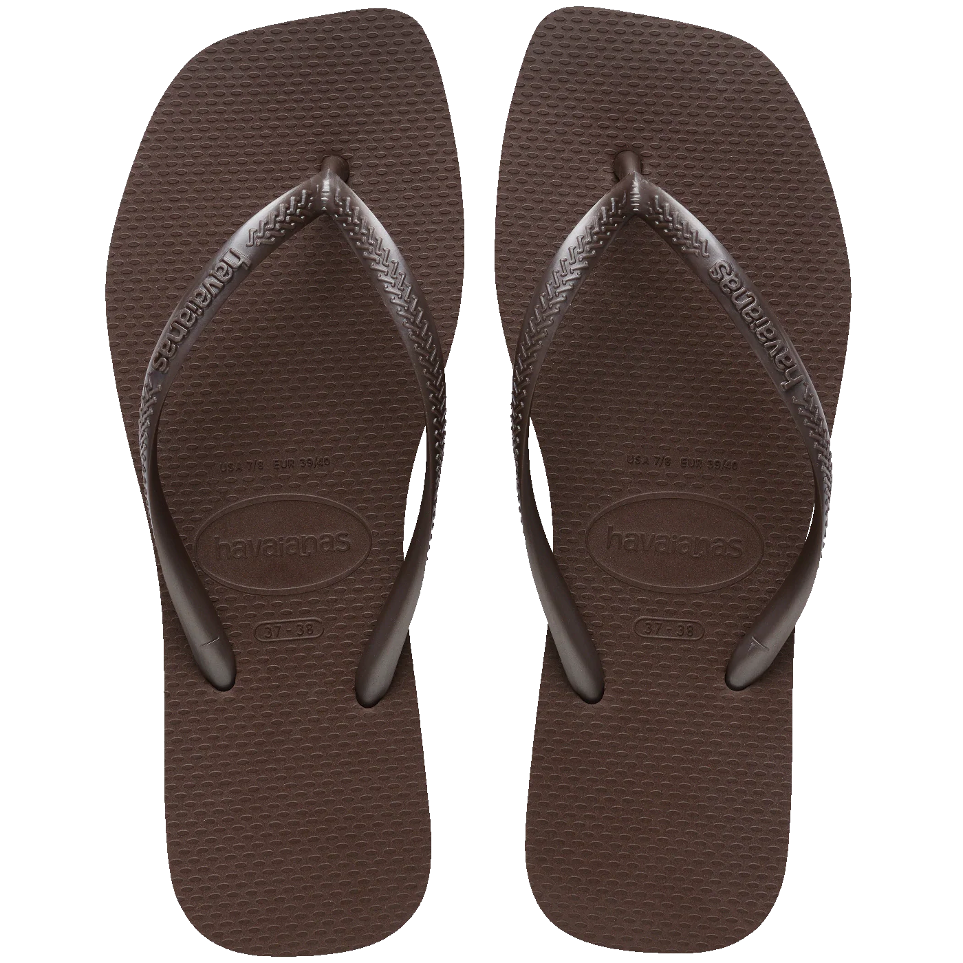 Square Brown Havaianas