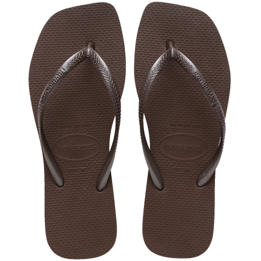 Square Brown Havaianas