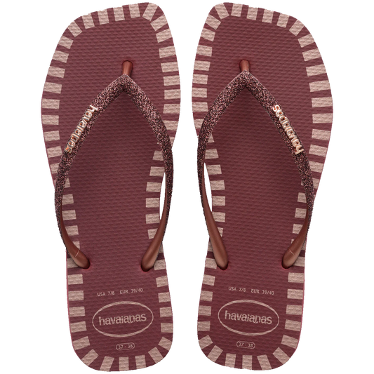 Square Glitter Havaianas