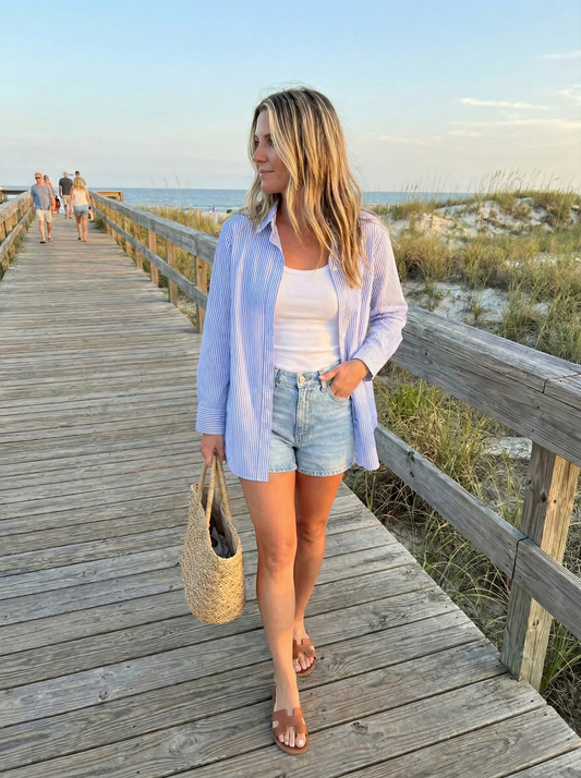 Turks Striped Overshirt