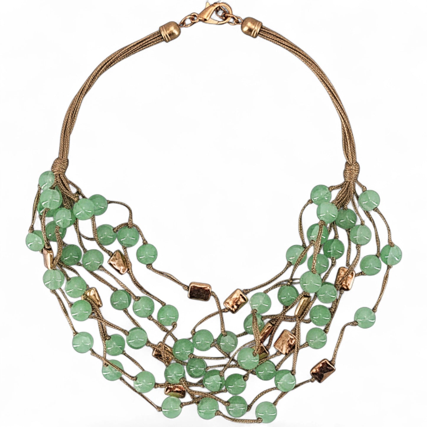 Green Beaded Necklace