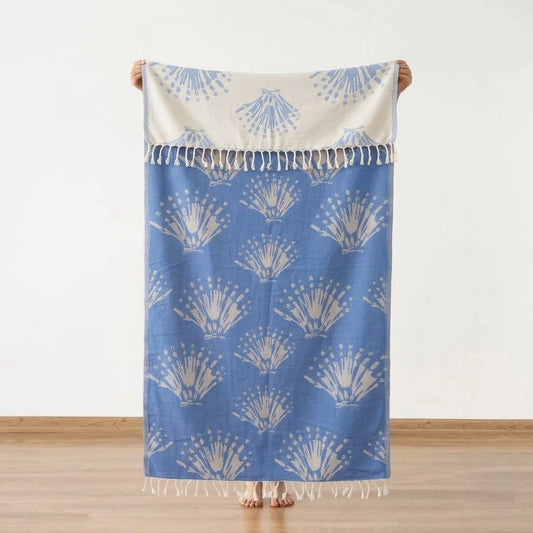 Seashell Turkish Beach Towel