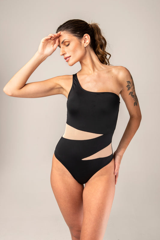 Monaco Black One-Piece Swimsuit