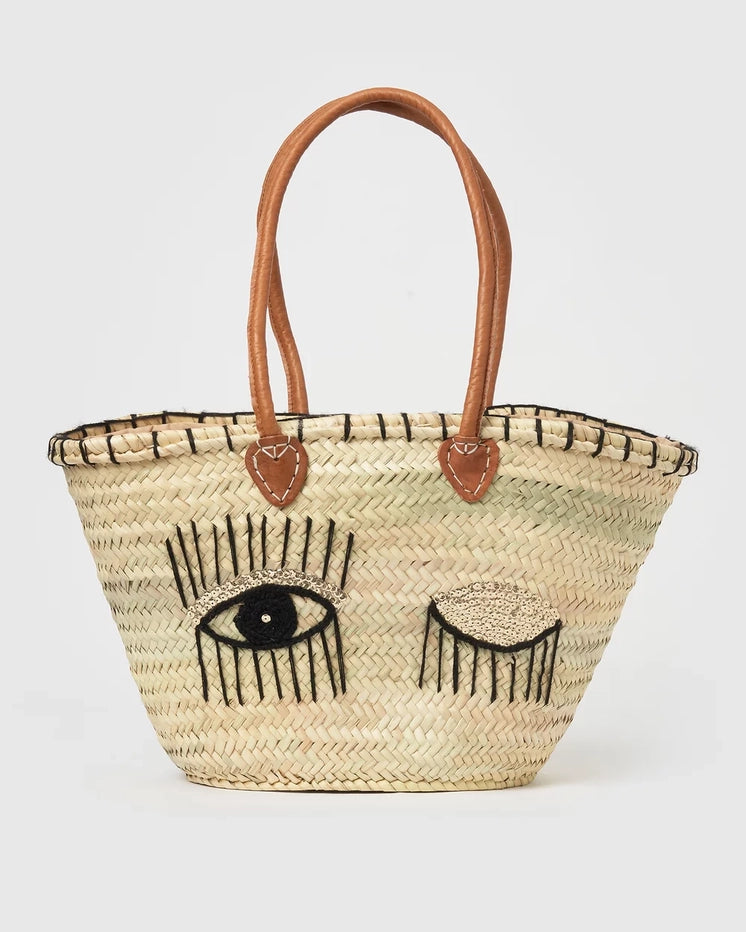 Glitter Eye Beach Bag